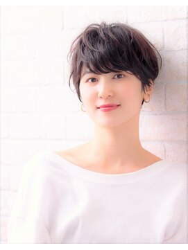 ソア 武蔵小杉(SOAR) ピンクグレージュボブルフ耳かけショートクールショート小顔ボブ