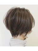 前下がりレイヤー大人ショートボブ20代30代40代【リベルタ谷本】