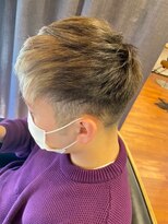 スリーバイザサロン(THREE by the salon)&nbsp;メンズショート！！にグラデーションカラー