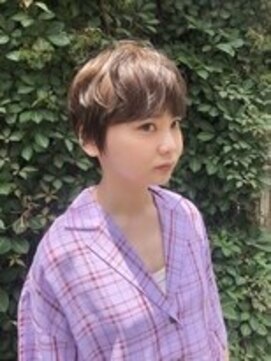 ルーシーバイパム 恵比寿(Lucy by PAM.) 美髪/ネビージュ/大人かわいい/透明感ショート[恵比寿/代官山]