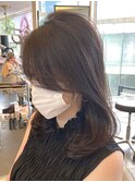 【DIFINO青山】大人レイヤーカット×ブルーブラック