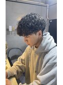 波巻きパーマ/波巻きスパイラル