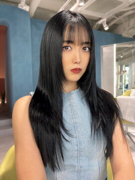 ユー(juu.) blue black × layer