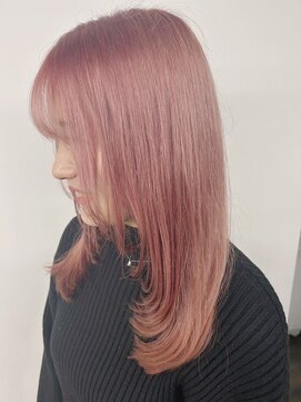 クローズ(cross-z) チェリーブラウン_カシスピンク_フェミニンロング