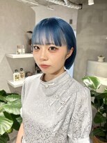 アドネ プライム(adne prime)&nbsp;ブルー×ショート　【ウルフ/栄/矢場町/ペールトーン】