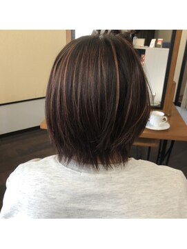 リピュア(Re:PURe) **ショートボブ極細ハイライト**