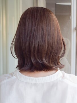 ガーデンヨコハマエスト(GARDEN YOKOHAMA est) 似合わせカット　ロブレイヤー　ミディアム　ベージュカラー