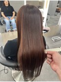 髪質改善サラサラプレミアム大人ガーリー韓国ロングAライン