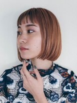 ピズム(PISM)&nbsp;チェリーブラウン/ダスティーピンク/ミニボブ/ヘルシースタイル