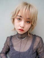 ギークス(GEEKS)&nbsp;【GEEKS渋谷】ナチュラルブロンド/ウルフカット/冬カラー/透明感