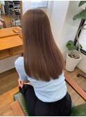 髪質改善ミルクティーベージュレイヤーカット