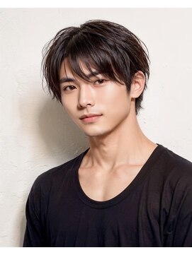 ブロッサム ひばりヶ丘(Blossom) 爽やかメンズ☆ビジネスショートマッシュ黒髪透明感カラー