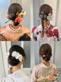 ユウホウ(YUHOU)&nbsp;和装のヘアメイクもお任せください！当店で着付け着物レンタル可