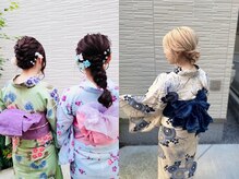 マイスタイル 北習志野店(My jStyle by Yamano )の雰囲気（浴衣着付け＆ヘアセット５５００円８月予約（早割り１０％））