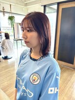 オリガミ 北佐古(ORIGAMI)&nbsp;ミディボブレイヤー×レッドブラウン