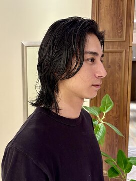 ビュートリアム265(BEAUTRIUM 265) メンズロングヘア ニュアンスパーマ サーフカール 銀座