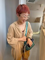 イノセントヘア(innocent.hair)&nbsp;20代30代/平尾/ブリーチ＆ダブルカラー/ショート/前髪