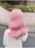 イメチェン/レッドブラウン/フルバング/似合わせカット/原宿駅