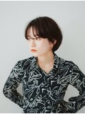 大人可愛いショートボブ
