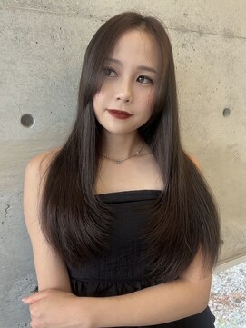 ユイマァル 岡山店(YUIMARL) 20代30代ロングレイヤー顔周りカットグレージュカラー