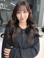 ミョンシル&nbsp;【myonsil 山田】レイヤーカット/ブリーチなしチョコブラウン