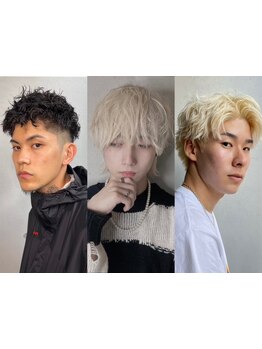 SNSで話題のstylistが在籍！センターパート・ウルフ・メンズパーマが大人気！【心斎橋・大阪難波】