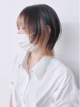 モリオフロムロンドン 松戸店(Morio from London) 【松戸　テラカド】大人レイヤーショートウルフインナーカラー