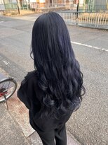 24トゥエンティフォー 貝塚店(24twenty four)&nbsp;艶感ネイビーブラックロング