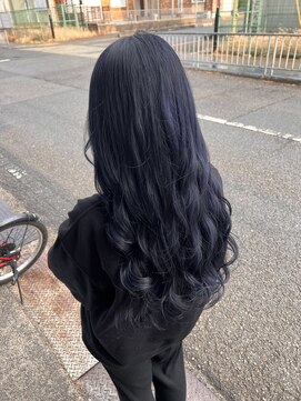 24トゥエンティフォー 貝塚店(24twenty four) 艶感ネイビーブラックロング