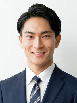 アルム 恵比寿(ARUIM) ビジネスメンズショートリクルート七三かき上げヘアツーブロック