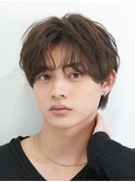 ニュアンスパーマ × ラウンドマッシュ