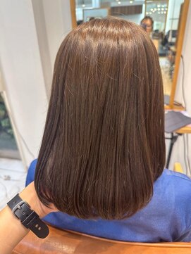 ユニ バイ マグ 長野店(Uni.by Mag) 美髪♪髪質改善カラー大人可愛い艶髪ベージュ