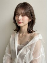 アールイーノウン 阿倍野区昭和町店(re; nown)&nbsp;大人可愛い20代30代40代小顔ミディアムレイヤーボブショートボブ