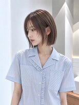 フォト 新宿三丁目(foto)&nbsp;髪質改善地毛風縮毛矯正くびれレイヤー切りっぱなしボブ