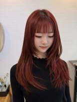 ブルジェ(BOURGE) 大人可愛い20代30代40代小顔ミディアムレイヤーフェイスレイヤー