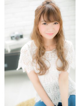 カノン(canon) 【canon】おしゃれアレンジ♪ゆるカールロング