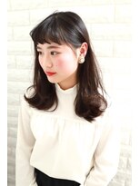 ビームズ ヘアー ブラン(Bee ms HAIR Blanc+)&nbsp;ビームズヘアー　カジュアル　オン眉　セミロング　今池　千種