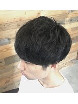 ヘアアイラッシュ リベット(hair eyelash RIVET)&nbsp;マッシュ×無造作パーマ