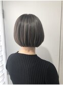 恵比寿×YAMATO 愛されショートボブ+ラベンダーグレージュ