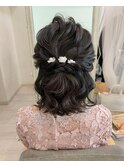 ☆ShellBear銀座４丁目ヘアアレンジ☆ボブ　ヘアセット　結婚式