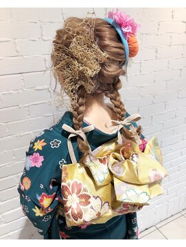 ヴァンカウンシル 春日井店(VAN COUNCIL) 成人式　編み込みヘア