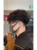 前下がりツイストスパイラルパーマ【川口 美容室】