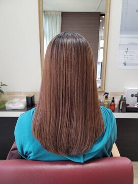 ルーミールーム(RoomieRoom) ハイトーンミルクティーナチュラルグラデストレート髪質改善