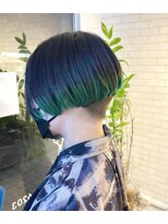 タロ(talo) 前下がり×ショートボブ×裾カラー