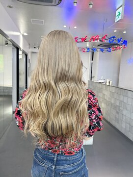 ゲーム 原宿店(GAME) ミルクティーベージュ/ダブルカラー/ケアブリーチ/髪質改善/原宿