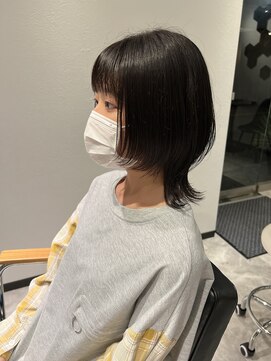 スミ(sumi) ウルフカット/長崎ウルフカット/ウルフヘア/20代30代40代◎岩田