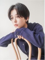 ガーランドツー(Garland 2F)&nbsp;大人ナチュラルハンサムショート毛流れパーマアッシュグレージュ