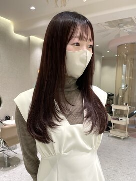 マイル 渋谷(mile) 透明感カラー/バイオレット/ロングレイヤー/レイヤーカット