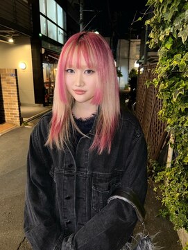 キイ 原宿 表参道(K.e.y) ハイトーン/ブリーチ/ダブルカラー/デザインカラー/y2kヘア