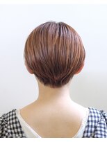 ルプラ ガーデン(le-pla garden)&nbsp;オレンジベージュ#ダブルカラー#切りっぱなしボブ＃ケアブリーチ